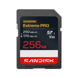 SanDisk SDXC Extreme PRO 256GB UHS-I-V30-U3-250/170MB/s-4K UHD