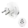 Hama Reisadapter World To Europe USB For 2-EN 3-POLE Devices 1X USB
