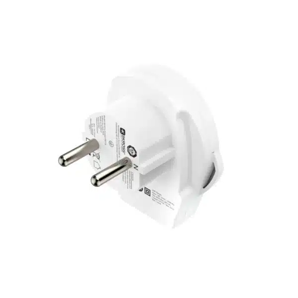 Hama Reisadapter World To Europe USB For 2-EN 3-POLE Devices 1X USB