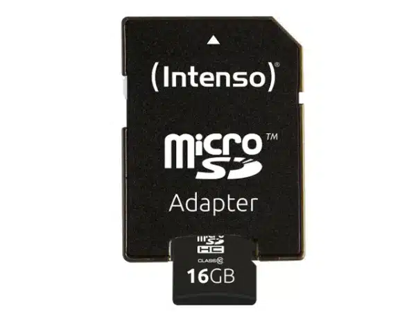 Intenso microSDHC Card 16GB C10 UHS-I Premium with Adapter