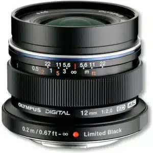 OM SYSTEM M.Zuiko Digital ED 12mm 1:2.0 Black