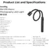 SmallRig 6225 RM 01B Macro Photography LED Light