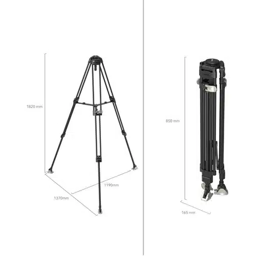 SmallRig SR4167 Freeblazer Heavy-Duty Carbon Fiber Tripod 4167
