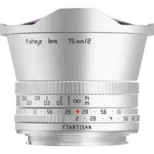 TTArtisan 7.5mm f/2.0 - APS-C - MFT-Mount - Silver