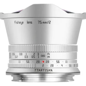 TTArtisan 7.5mm f/2.0 - APS-C - Fujifilm X-Mount - Silver