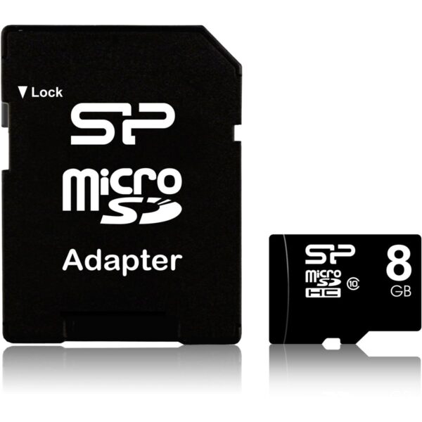 Sillicon Power 8 gb Micro sd + adapter