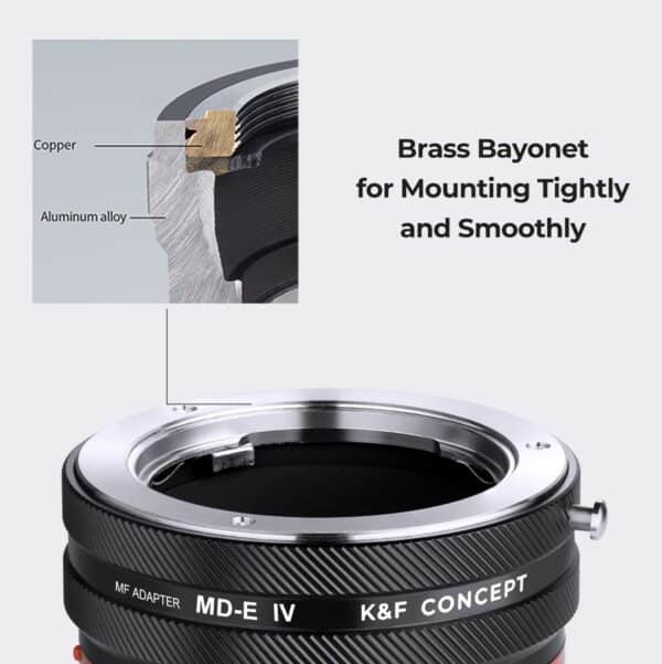 K&F Concept Lens Adapter Minolta MD Sony E-Mount (IV PRO)