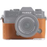 PGYTECH Leather Camera Case (For Fujifilm X T30 / Clay Brown)
