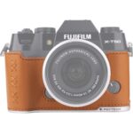 PGYTECH Leather Camera Case (For Fujifilm X T50 / Clay Brown)