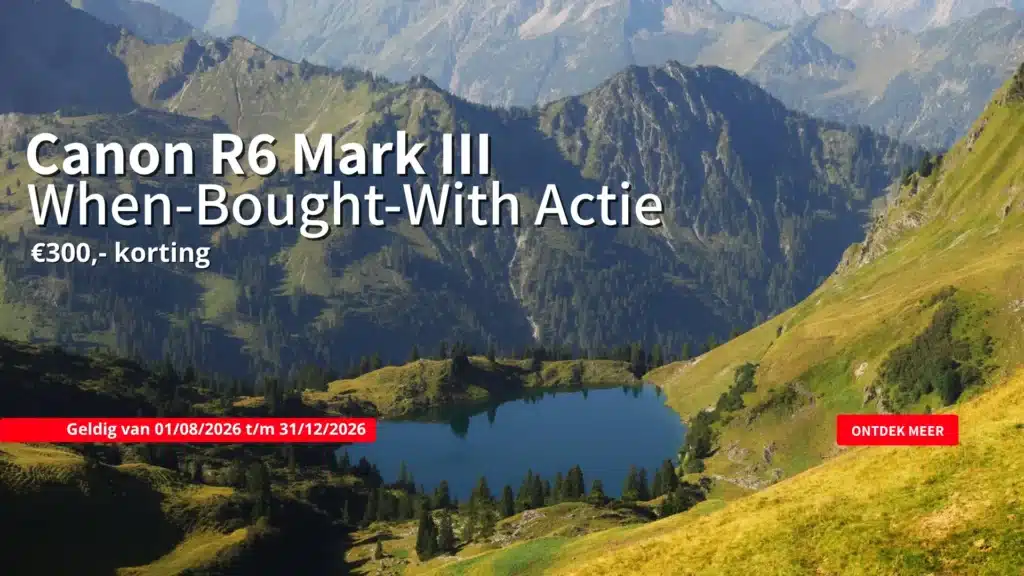 Canon R6 Mark III WBW-Actie