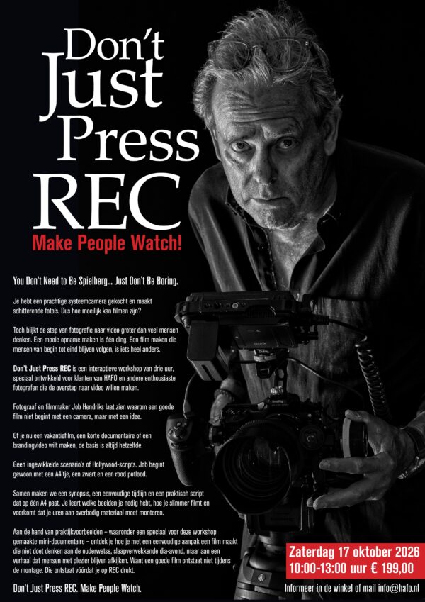 Workshop Videofilmen met foto/systeemcamera