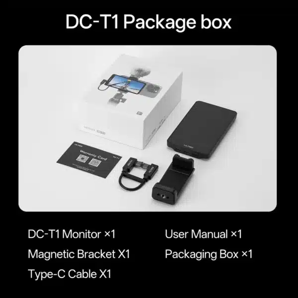 Viltrox DC T1 Vlog Monitor voor je telefoon