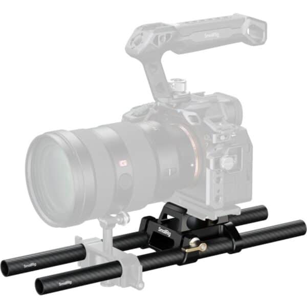 SmallRig 6761 Arca-Type Mount Plate w/ 15mm Dual Rod Clamp