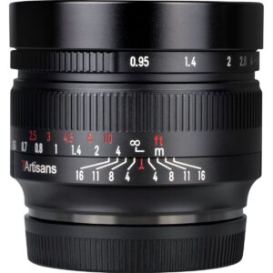 7Artisans 50mm f/0.95 Canon EOS-R-Mount | APS-C | Black